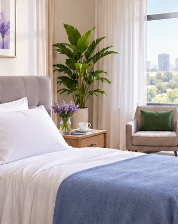 A recovery room at Renew Care Services